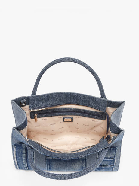 Sac Bandoulière Jodi Coton Guess Bleu jodi DM976922 vue secondaire 3