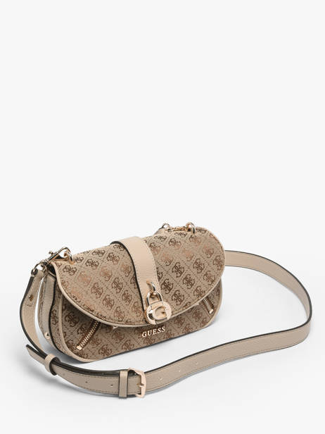 Sac Bandoulière Jessa Polyester Guess Marron jessa JG836220 vue secondaire 2