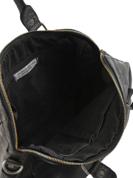 Sac Porté Main Heritage Cuir Biba Noir heritage BT1 vue secondaire 4