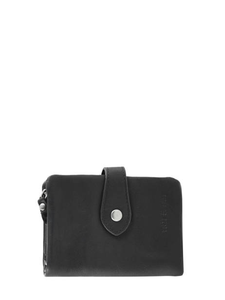 Wallet Leather Nat et nin Black vintage JOYCE