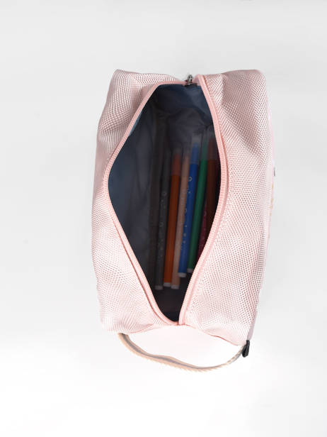 Toiletry Bag 1 Compartment Caramel et cie Pink en vadrouille F other view 1