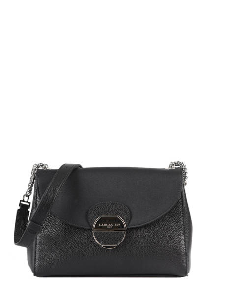 Leather Crossbody Bag Foulonné Pia Lancaster Black pia 60