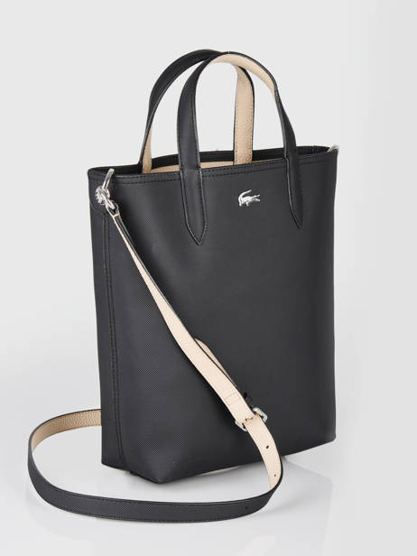 Sac Cabas A4 Reversible Anna Lacoste Noir anna NF2991AA vue secondaire 2