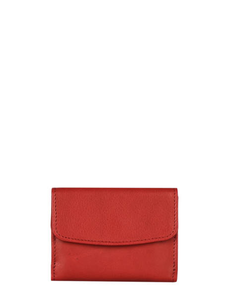 Porte-monnaie Marina Cuir Katana Rouge marina 753031 vue secondaire 3