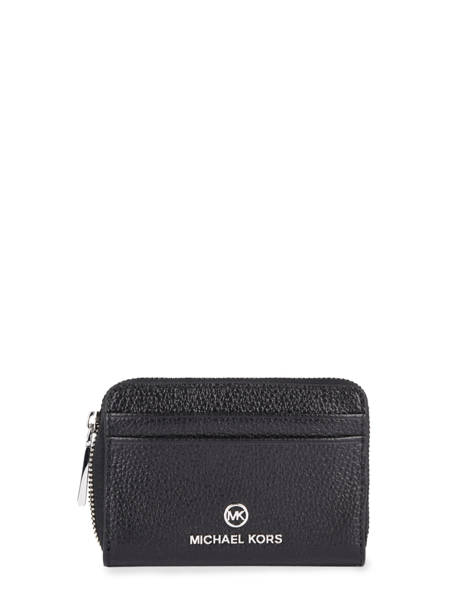 Compact Leather Jet Set Wallet Michael kors Black jet set charm S1ST9Z1L