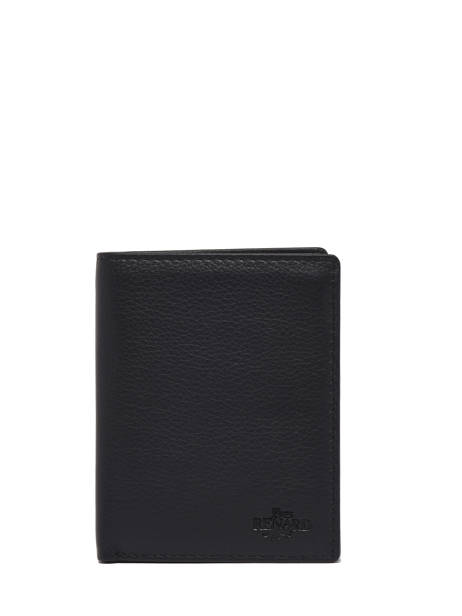 Wallet Leather Yves renard Black foulonne 23413