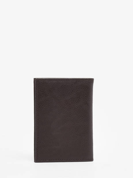 Portefeuille Porte-monnaie Cuir Miniprix Marron essentiel 8319 vue secondaire 3