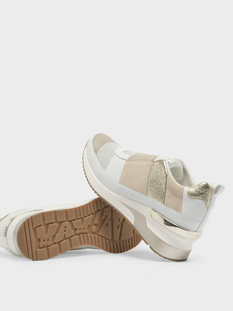 Sneakers Velin In Leather Mam'zelle Beige women CSIJK64 other view 1