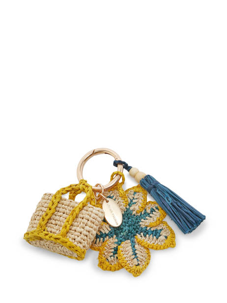 Raffia Magnolia Keychain Vanessa bruno Multicolor charms 96V42935