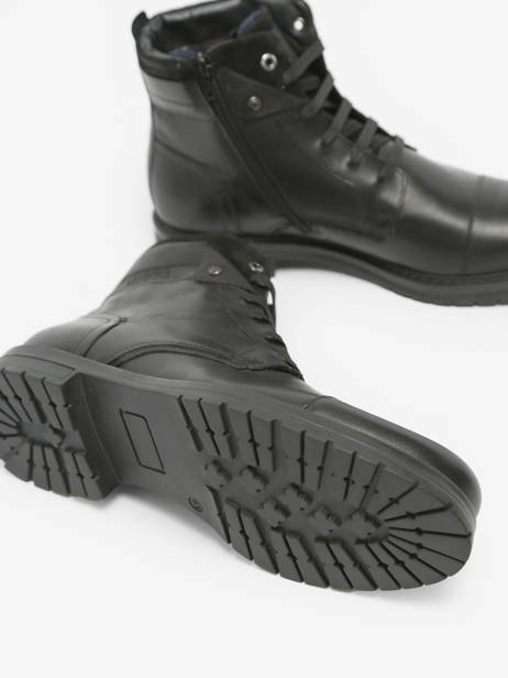 Boots Notif En Cuir Redskins Noir men NOTIF vue secondaire 1