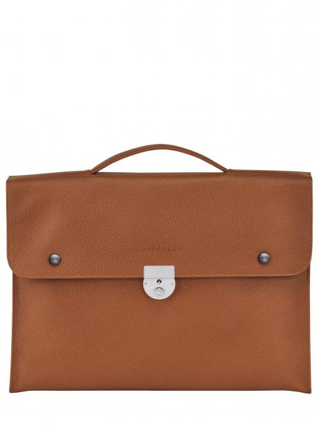 Longchamp Le foulonné Briefcase Brown